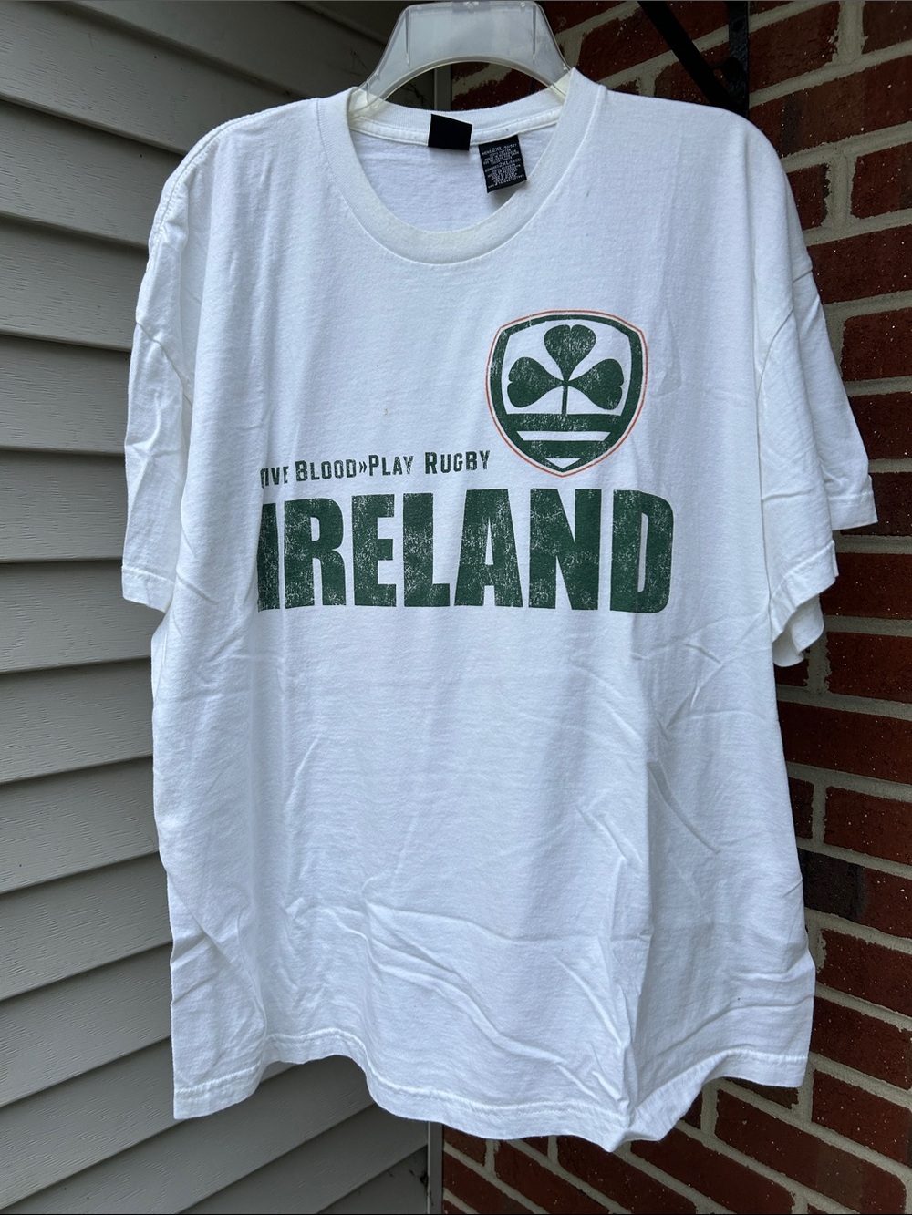 Ireland Rugby Graphic Tee - White & Green